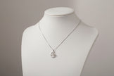 925 Sterling Silver Chain with Pearl Inlay Pendant