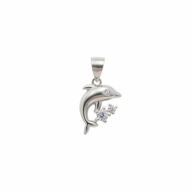 925 Sterling Silver Dolphin Pendant For Women