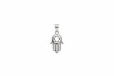925 Sterling Silver Hamsa Hand Pendant