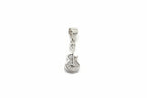 925 Sterling Silver Guitar Pendant