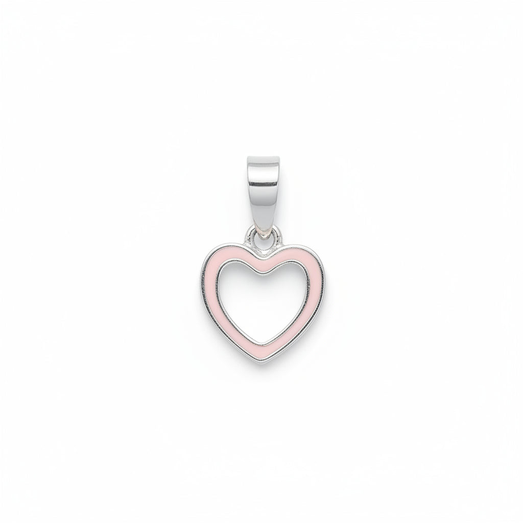925 Sterling Silver Heart Shaped Pendant For Women