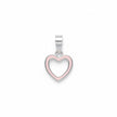 925 Sterling Silver Heart Shaped Pendant For Women