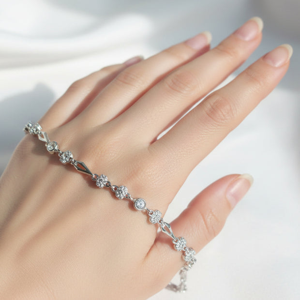 92.5 Sterling Silver Women Bracelet